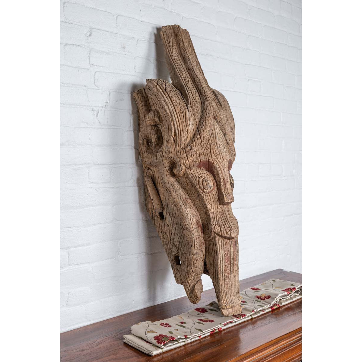 Large Hand Carved Singa Singa Tribal Carving from the Batak People, Sumatra-7. Asian &amp; Chinese Furniture, Art, Antiques, Vintage Home Décor for sale at FEA Home