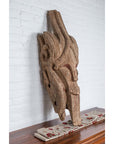 Large Hand Carved Singa Singa Tribal Carving from the Batak People, Sumatra-7. Asian & Chinese Furniture, Art, Antiques, Vintage Home Décor for sale at FEA Home