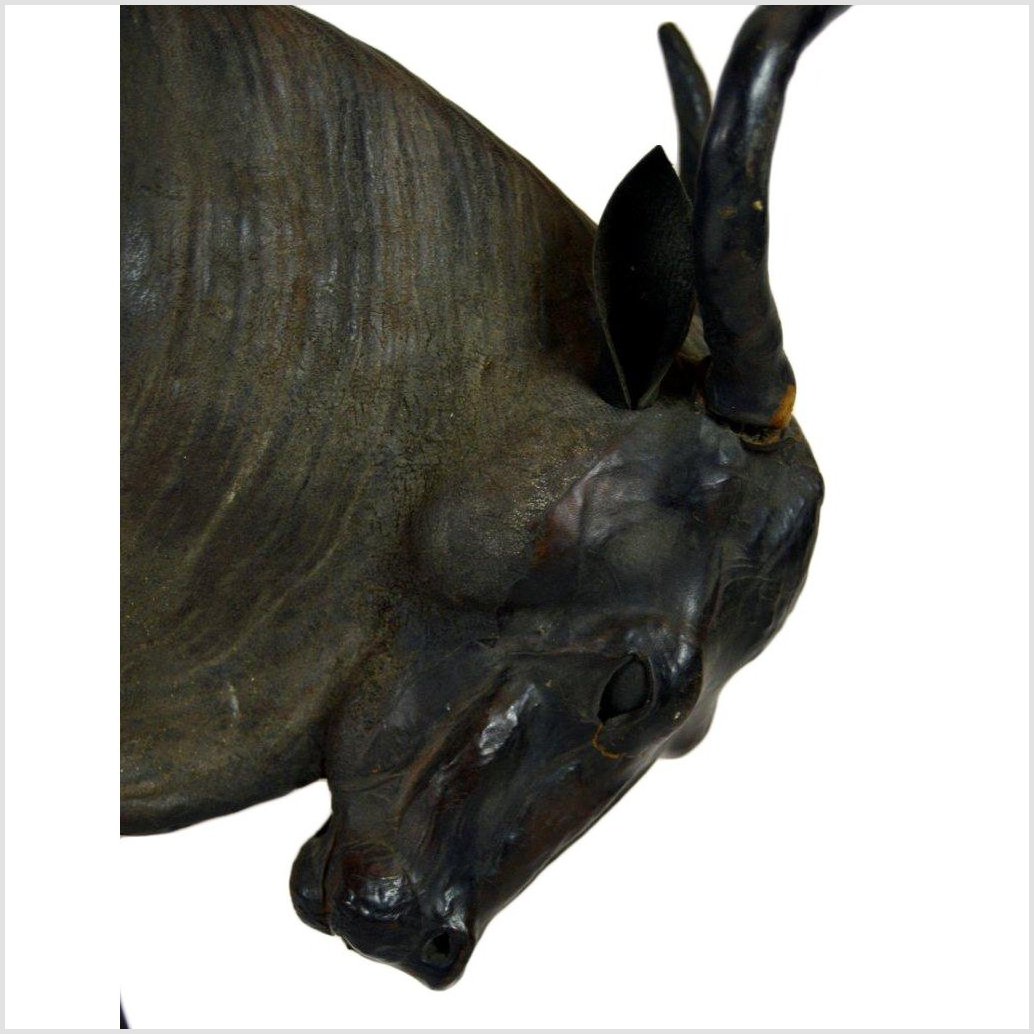 Large Leather Gnu-4. Asian &amp; Chinese Furniture, Art, Antiques, Vintage Home Décor for sale at FEA Home