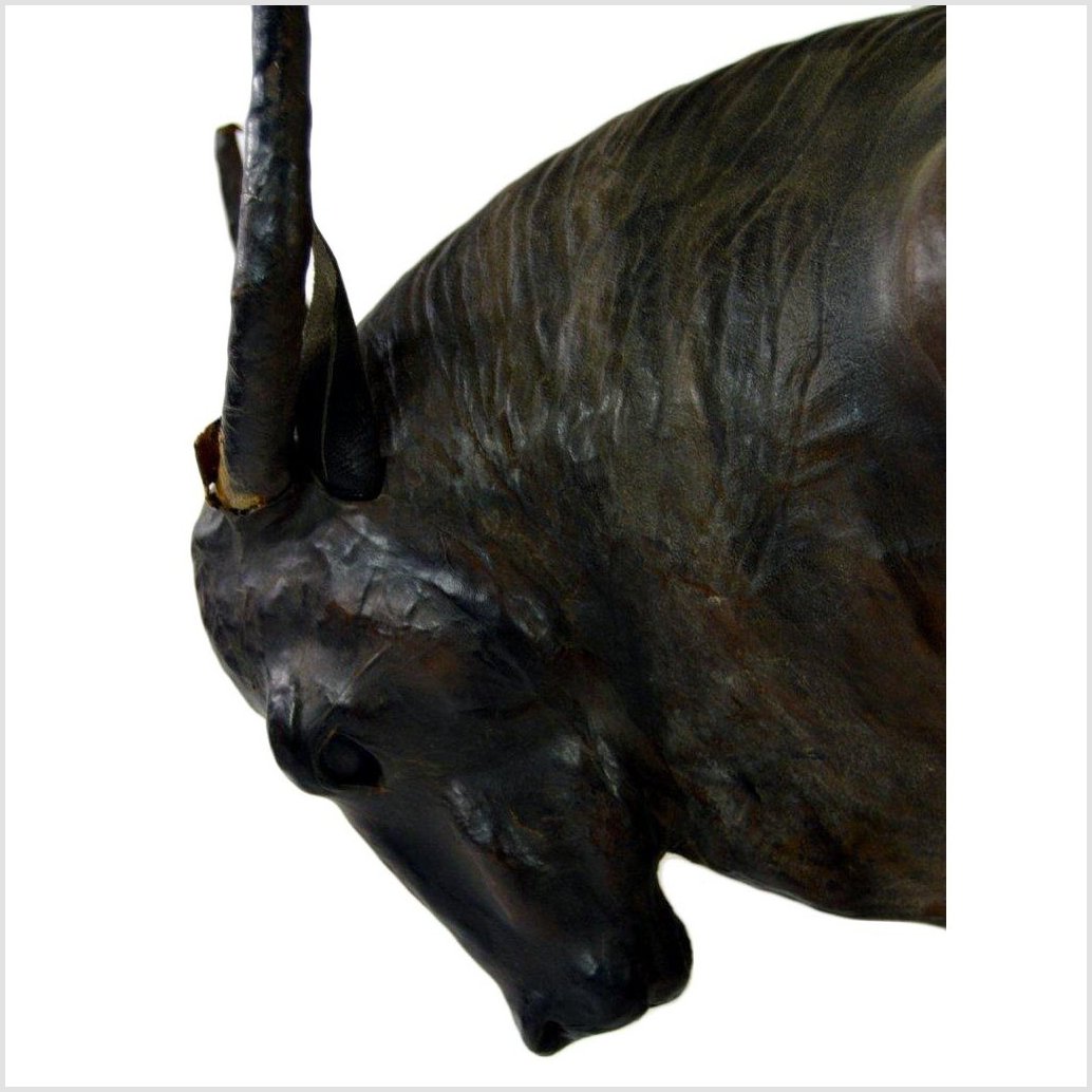 Large Leather Gnu-8. Asian &amp; Chinese Furniture, Art, Antiques, Vintage Home Décor for sale at FEA Home