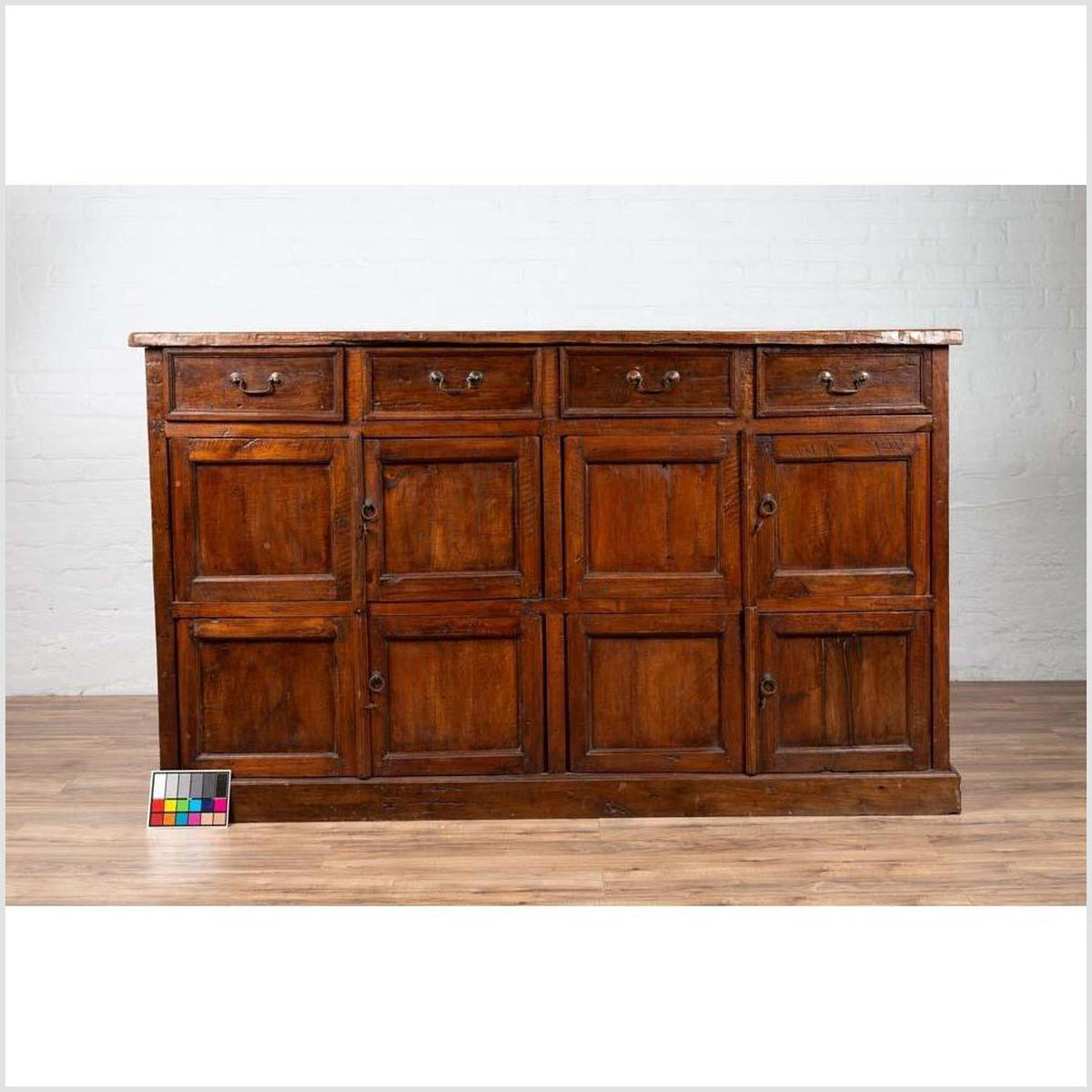 Large Teak Cabinet from Java, with Four Drawers and Four Sets of Double Doors-3. Asian &amp; Chinese Furniture, Art, Antiques, Vintage Home Décor for sale at FEA Home