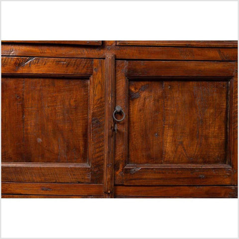 Large Teak Cabinet from Java, with Four Drawers and Four Sets of Double Doors-YN6189-8. Asian & Chinese Furniture, Art, Antiques, Vintage Home Décor for sale at FEA Home