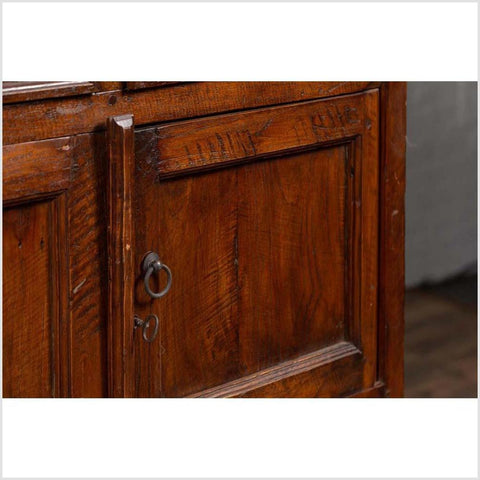 Large Teak Cabinet from Java, with Four Drawers and Four Sets of Double Doors-YN6189-9. Asian & Chinese Furniture, Art, Antiques, Vintage Home Décor for sale at FEA Home