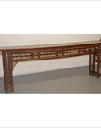 Long Bamboo Altar Table-2. Asian & Chinese Furniture, Art, Antiques, Vintage Home Décor for sale at FEA Home