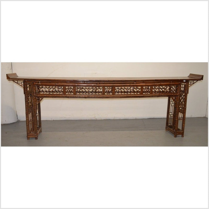 Long Bamboo Altar Table
