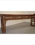 Long Bamboo Altar Table-7. Asian & Chinese Furniture, Art, Antiques, Vintage Home Décor for sale at FEA Home