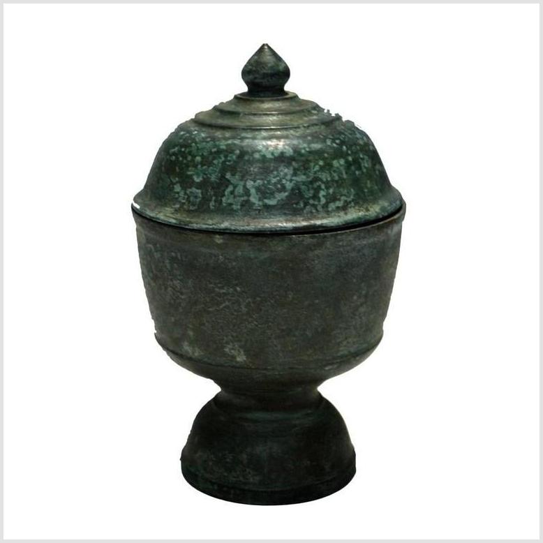 Lost Wax Cast Bronze Urn-1. Asian & Chinese Furniture, Art, Antiques, Vintage Home Décor for sale at FEA Home