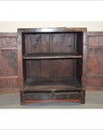 Low Black & Red Cabinet-6. Asian & Chinese Furniture, Art, Antiques, Vintage Home Décor for sale at FEA Home
