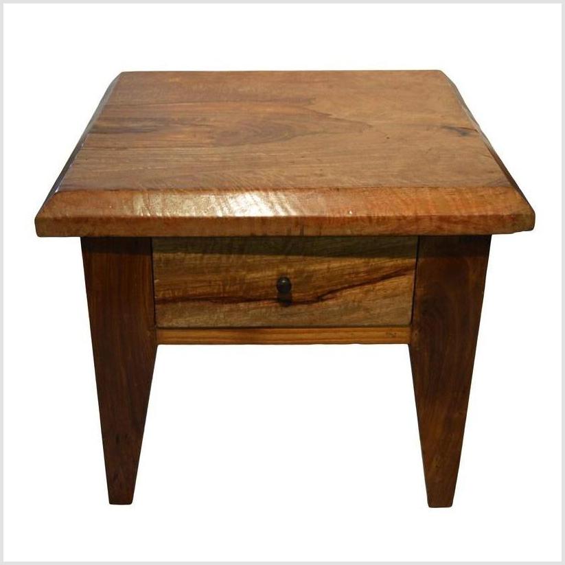 Mango Wood Bedside Table-2. Asian & Chinese Furniture, Art, Antiques, Vintage Home Décor for sale at FEA Home