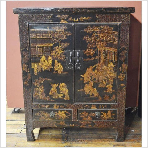 Medium Cabinet with Chinoiserie