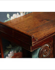 Mid 19th Century Chinese Carved Elmwood Console Table with Original Finish-7. Asian & Chinese Furniture, Art, Antiques, Vintage Home Décor for sale at FEA Home