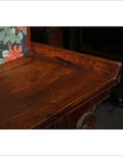 Mid 19th Century Chinese Carved Elmwood Console Table with Original Finish-8. Asian & Chinese Furniture, Art, Antiques, Vintage Home Décor for sale at FEA Home