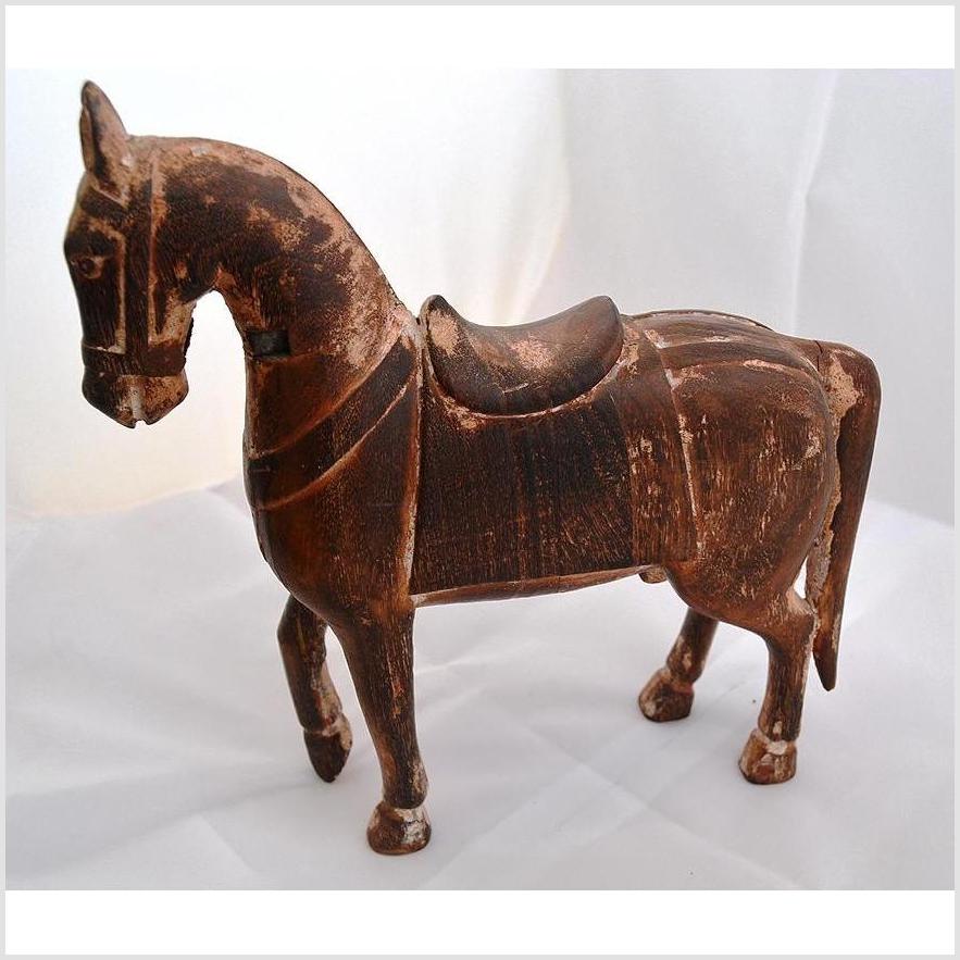 Mogul Style Wood Horse-2. Asian & Chinese Furniture, Art, Antiques, Vintage Home Décor for sale at FEA Home
