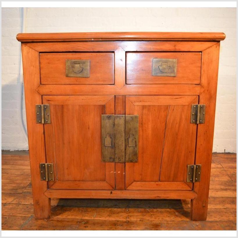 Natural Finish Small Cabinet-2. Asian & Chinese Furniture, Art, Antiques, Vintage Home Décor for sale at FEA Home