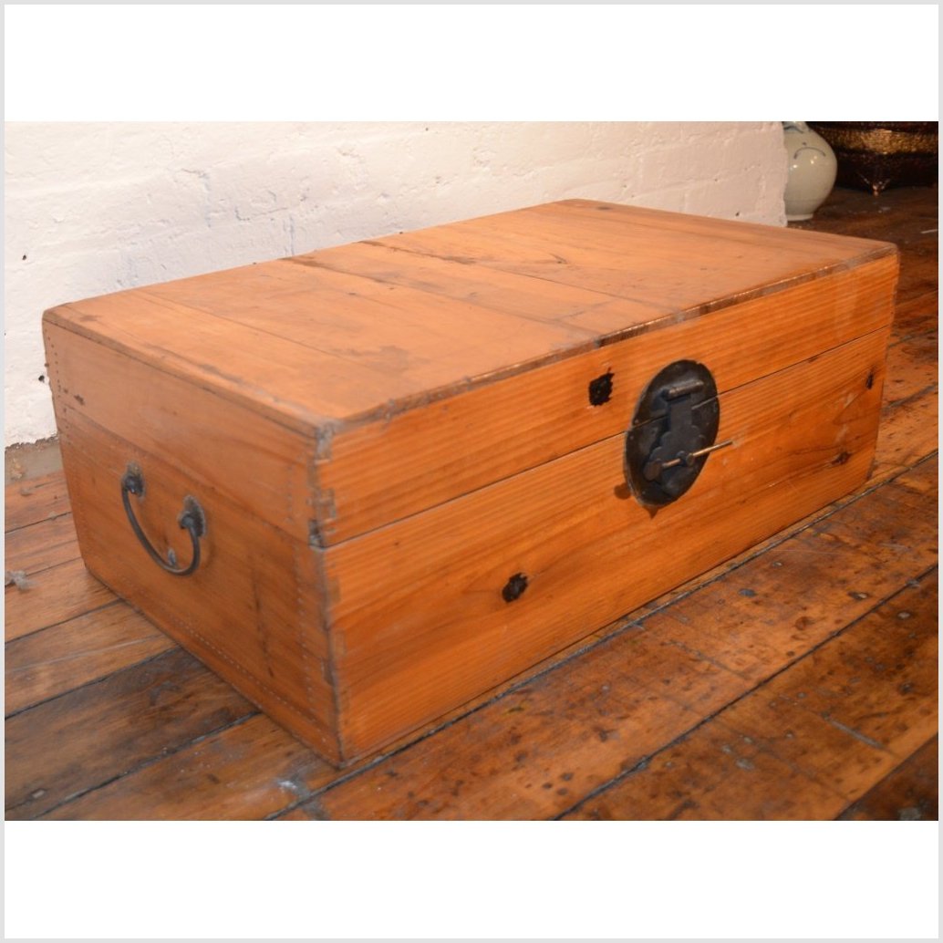 Natural Finish Trunk-2. Asian & Chinese Furniture, Art, Antiques, Vintage Home Décor for sale at FEA Home