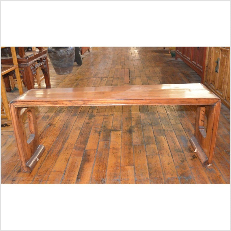 Natural Wood Low Bench- Asian Antiques, Vintage Home Decor & Chinese Furniture - FEA Home