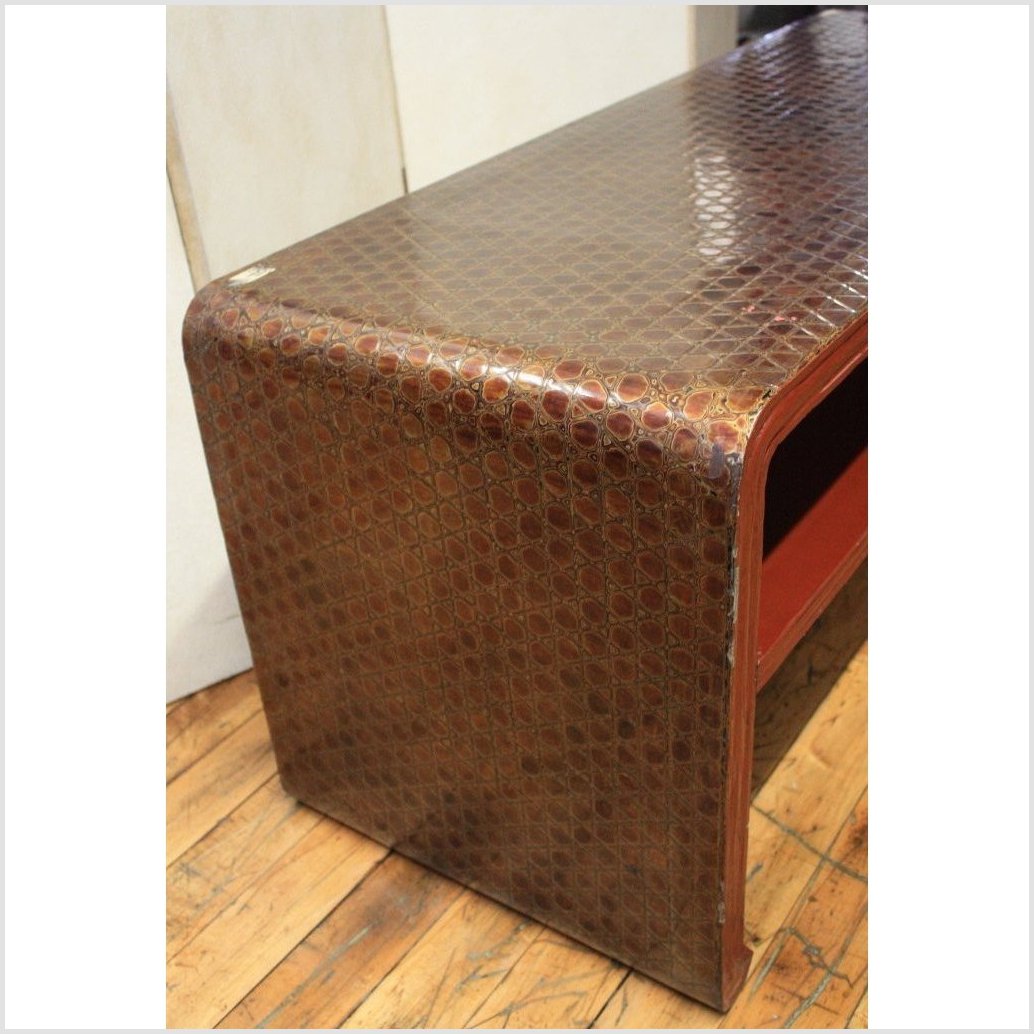 Negoro Lacquer Waterfall Coffee Table-2. Asian & Chinese Furniture, Art, Antiques, Vintage Home Décor for sale at FEA Home