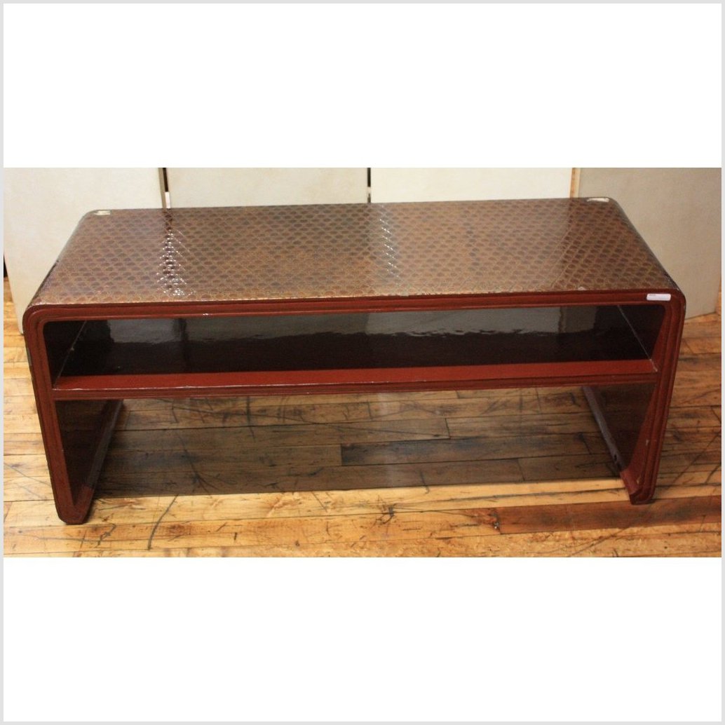 Negoro Lacquer Waterfall Coffee Table-1. Asian & Chinese Furniture, Art, Antiques, Vintage Home Décor for sale at FEA Home
