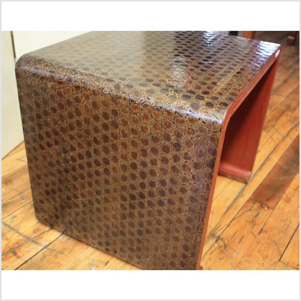 Negoro Lacquer Waterfall Table-2. Asian & Chinese Furniture, Art, Antiques, Vintage Home Décor for sale at FEA Home