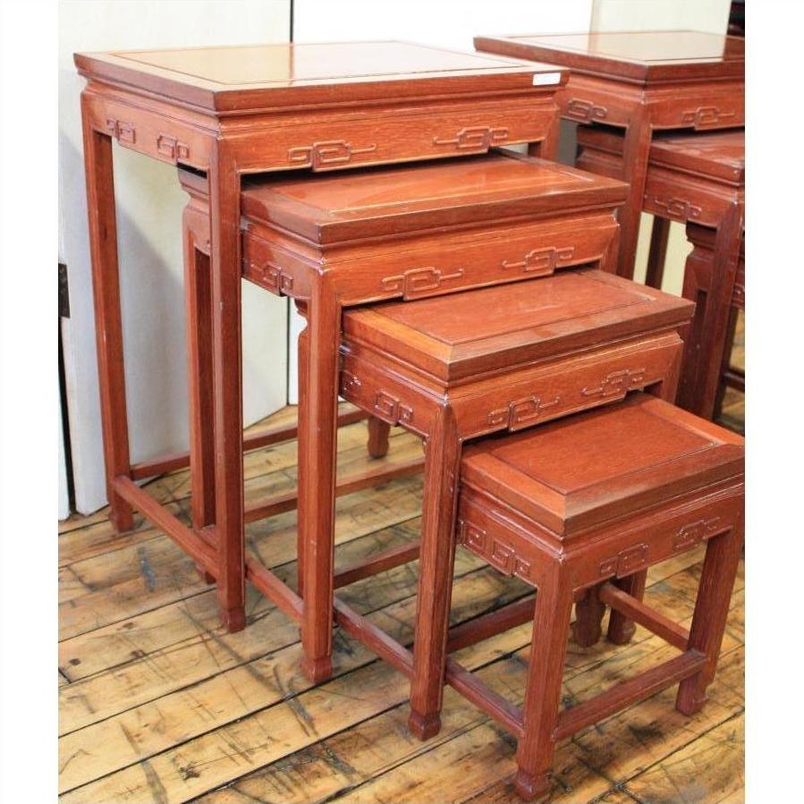 Nesting Tables-7. Asian &amp; Chinese Furniture, Art, Antiques, Vintage Home Décor for sale at FEA Home