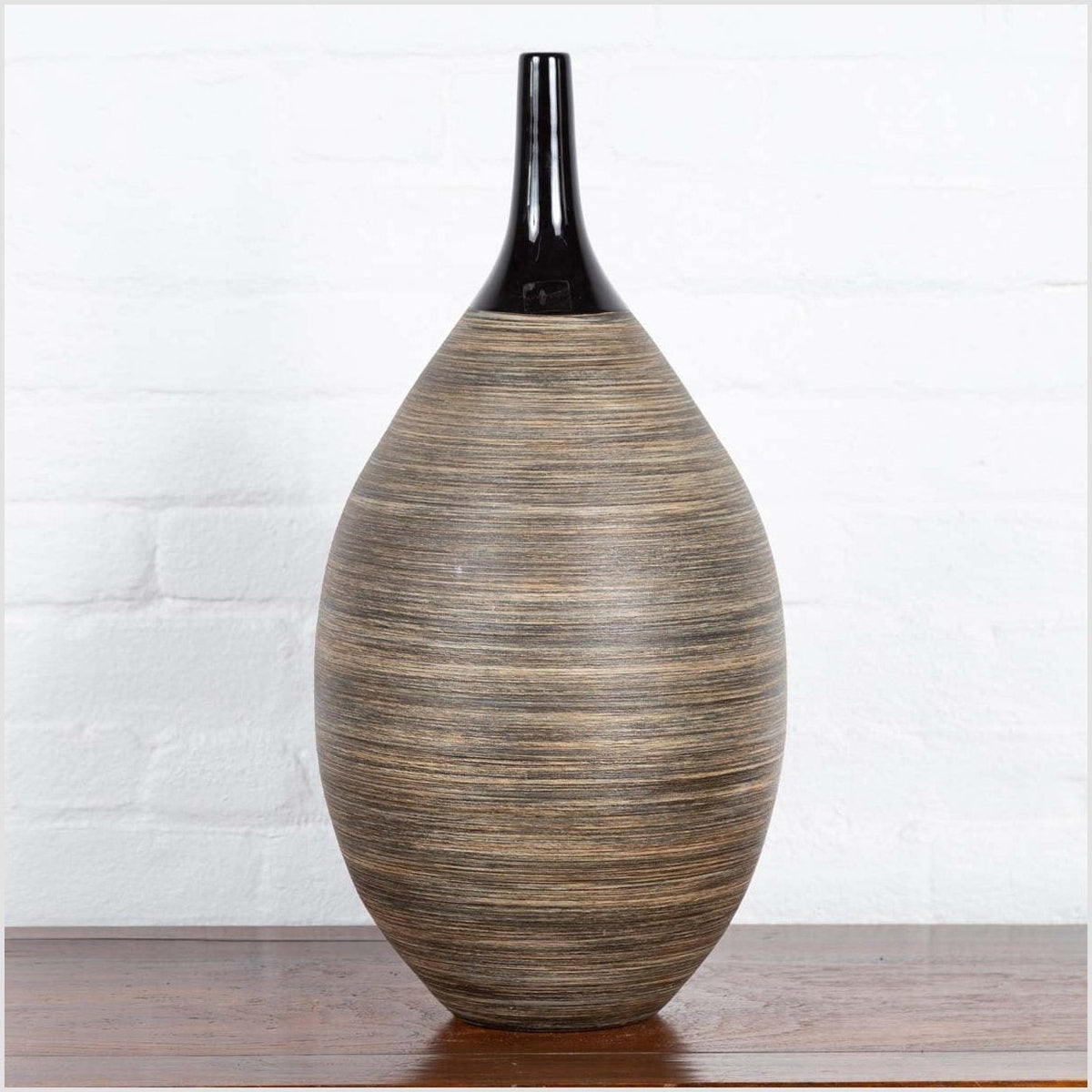 Northern Thai Chiang Mai Contemporary Vase from the Prem Collection-2. Asian & Chinese Furniture, Art, Antiques, Vintage Home Décor for sale at FEA Home