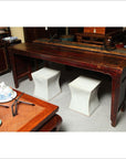 Original Finish 7' Console Table-2. Asian & Chinese Furniture, Art, Antiques, Vintage Home Décor for sale at FEA Home