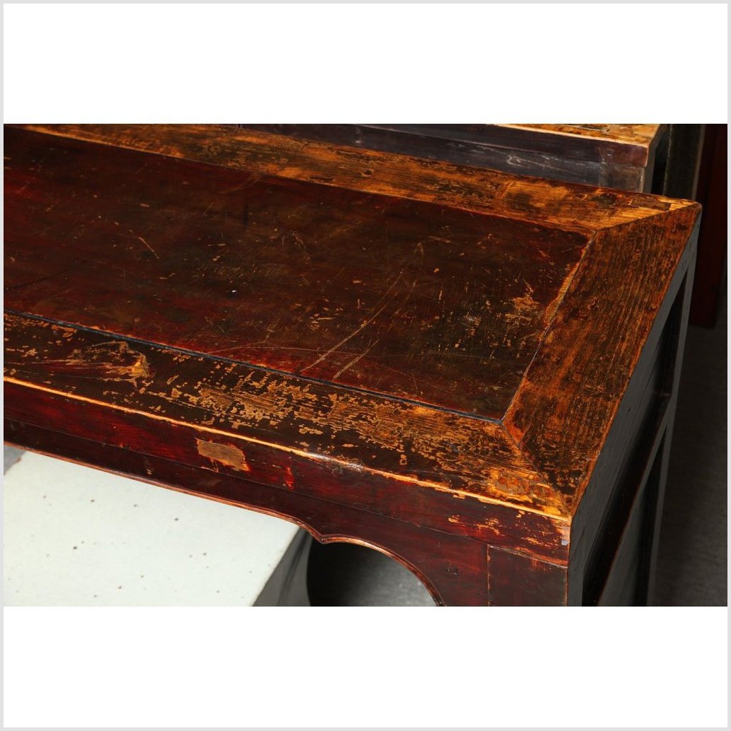 Original Finish 7&#39; Console Table-3. Asian &amp; Chinese Furniture, Art, Antiques, Vintage Home Décor for sale at FEA Home