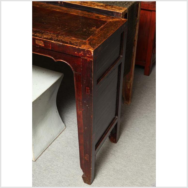 Original Finish 7&#39; Console Table-8. Asian &amp; Chinese Furniture, Art, Antiques, Vintage Home Décor for sale at FEA Home