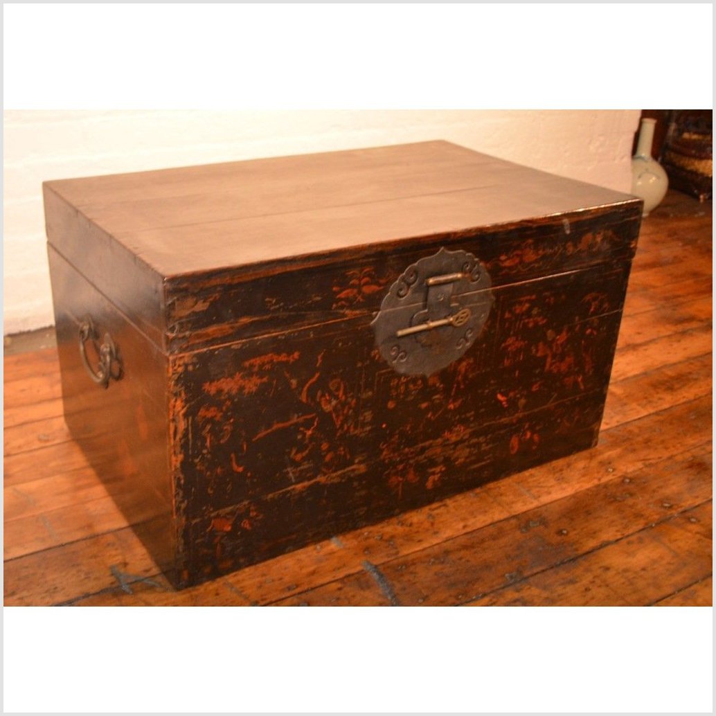 Original Finish Trunk-2. Asian & Chinese Furniture, Art, Antiques, Vintage Home Décor for sale at FEA Home