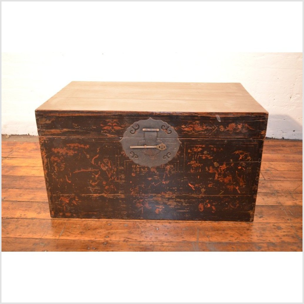 Original Finish Trunk-1. Asian & Chinese Furniture, Art, Antiques, Vintage Home Décor for sale at FEA Home