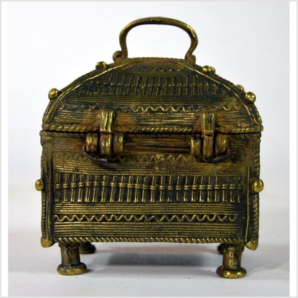 Orissa Miniature Treasure Box-2. Asian & Chinese Furniture, Art, Antiques, Vintage Home Décor for sale at FEA Home