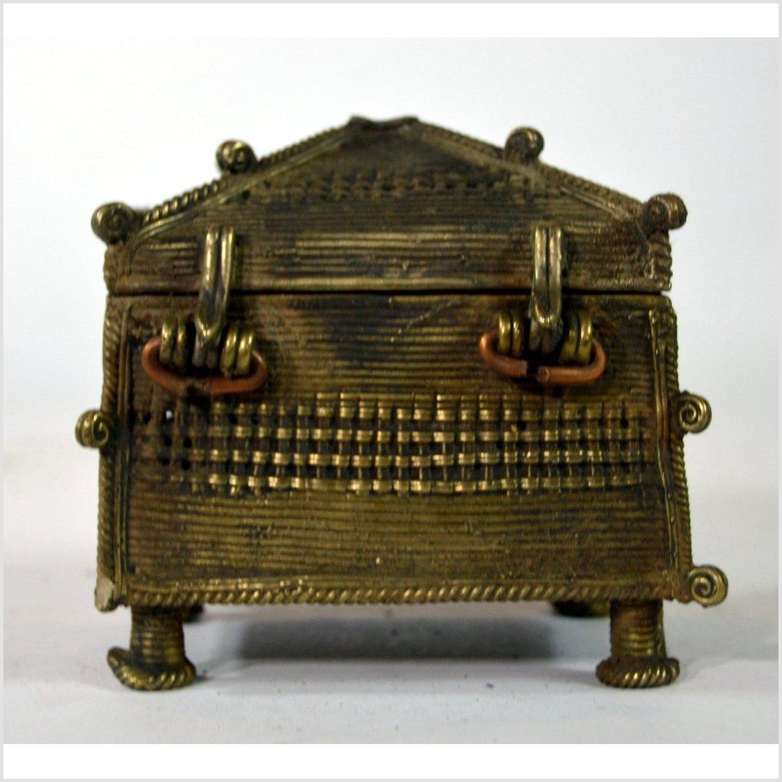 Orissa Miniature Treasure Box-2. Asian & Chinese Furniture, Art, Antiques, Vintage Home Décor for sale at FEA Home