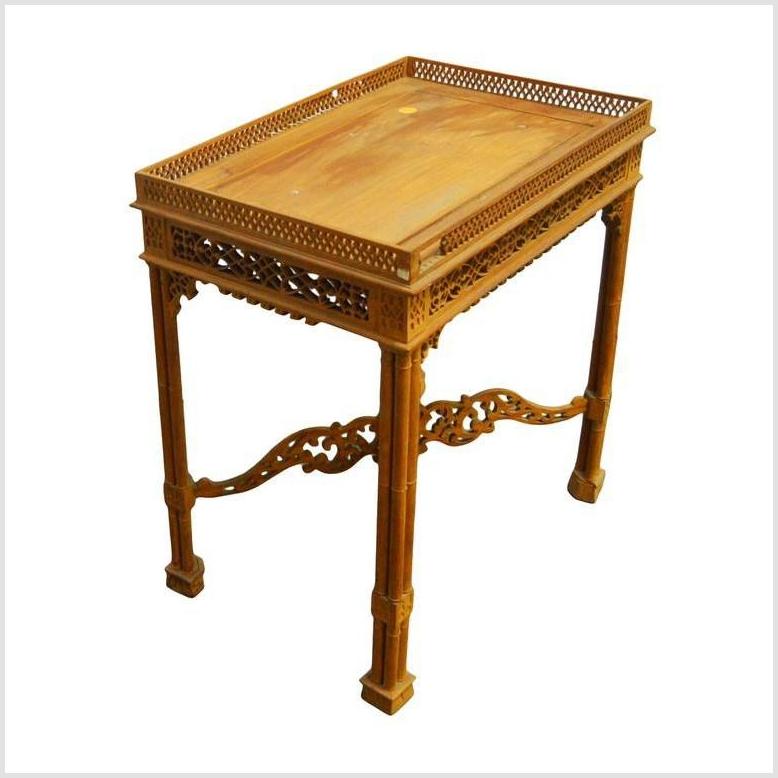 Ornate Hand Carved Table- Asian Antiques, Vintage Home Decor & Chinese Furniture - FEA Home