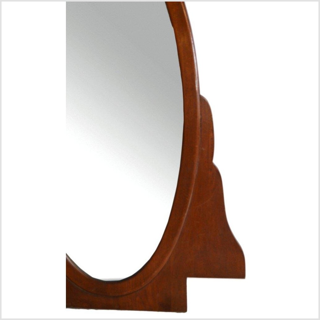 Wooden Oval Ornate Mirror-3. Asian &amp; Chinese Furniture, Art, Antiques, Vintage Home Décor for sale at FEA Home