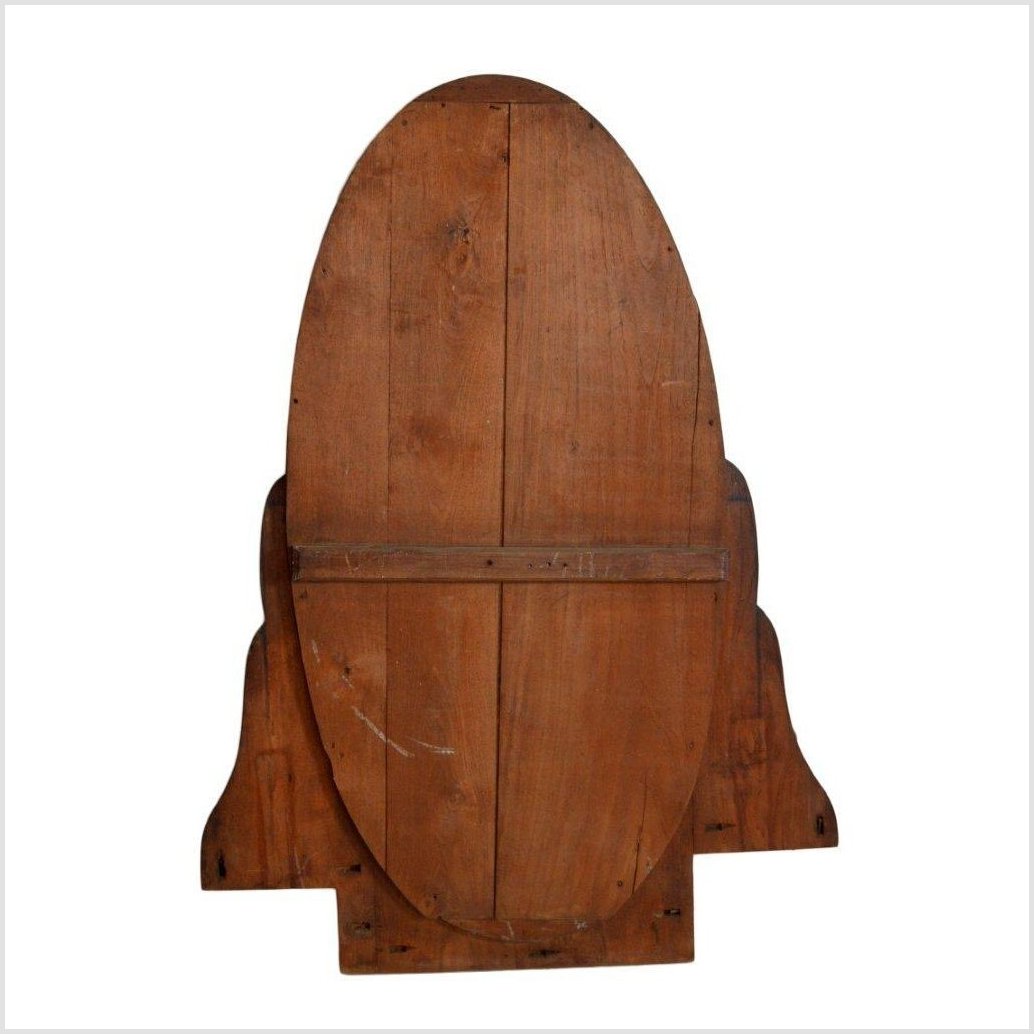 Wooden Oval Ornate Mirror-4. Asian &amp; Chinese Furniture, Art, Antiques, Vintage Home Décor for sale at FEA Home