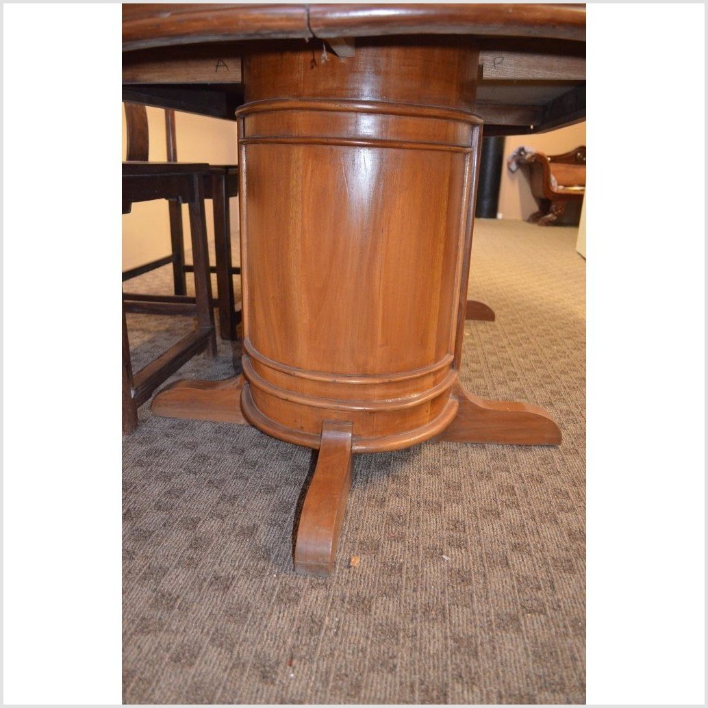 Oval Pedestal Dining Table-2. Asian & Chinese Furniture, Art, Antiques, Vintage Home Décor for sale at FEA Home