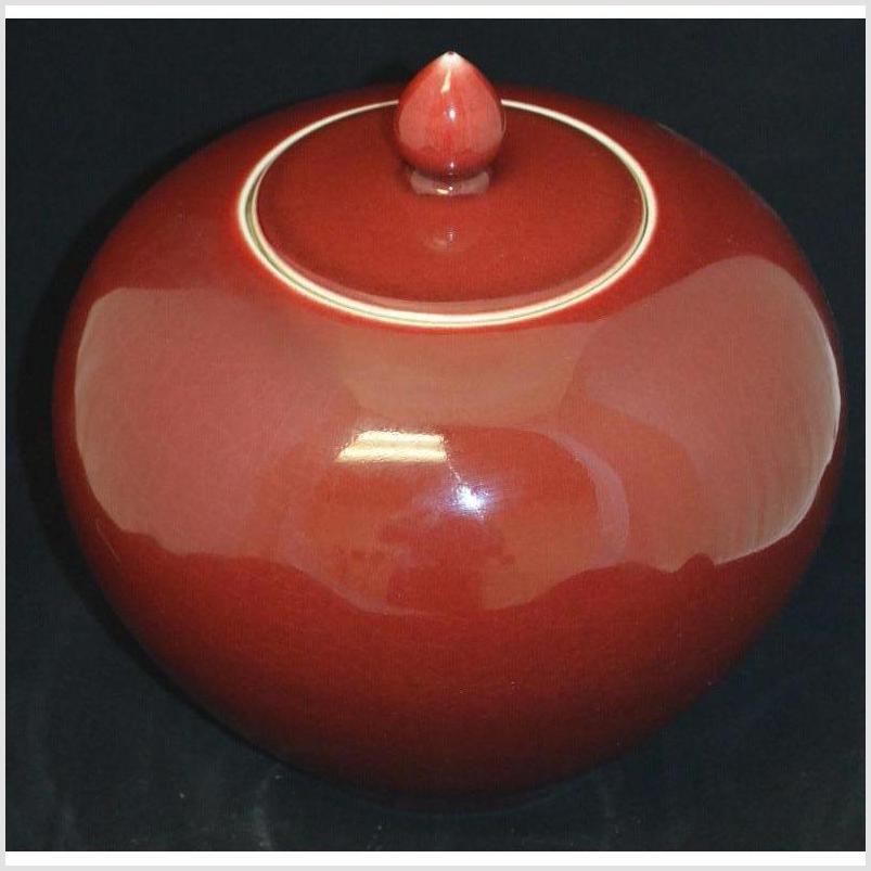 Oxblood Ginger Jar-4. Asian &amp; Chinese Furniture, Art, Antiques, Vintage Home Décor for sale at FEA Home