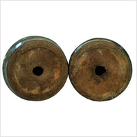 Antique Chinese Hunan Candle Holders 