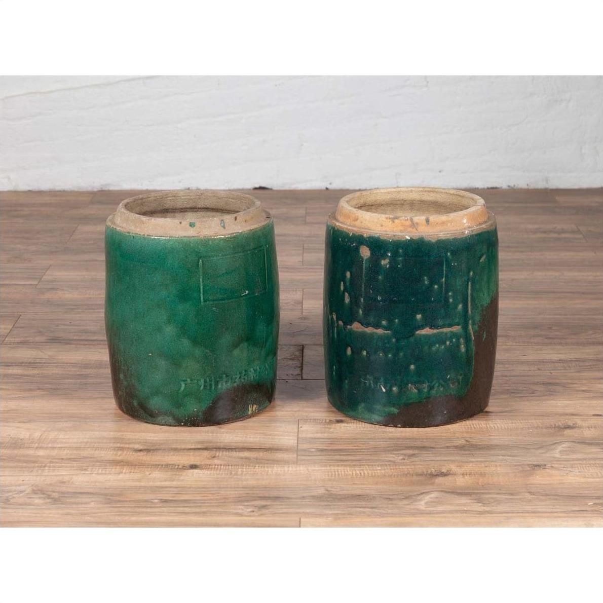 Pair of Antique Chinese Planters-8. Asian &amp; Chinese Furniture, Art, Antiques, Vintage Home Décor for sale at FEA Home
