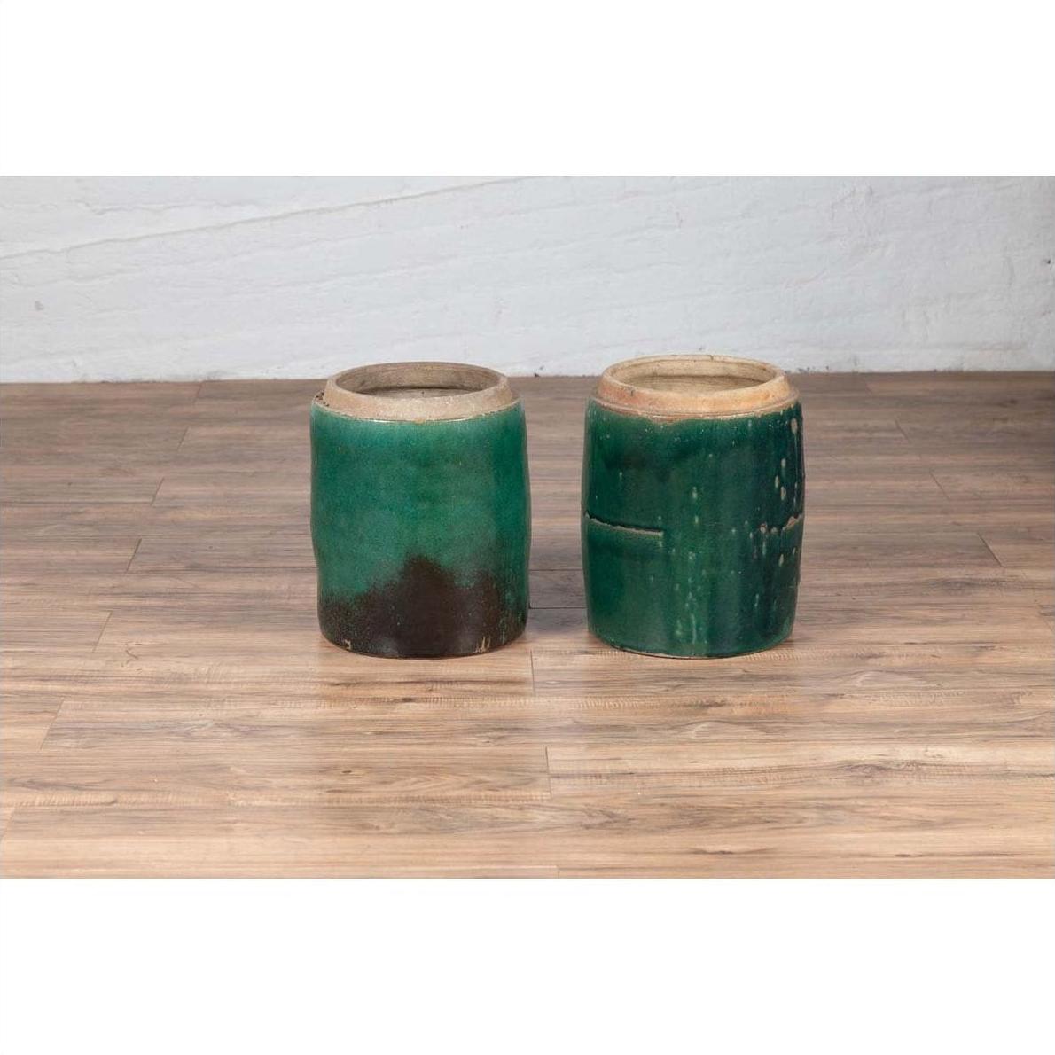 Pair of Antique Chinese Planters-9. Asian &amp; Chinese Furniture, Art, Antiques, Vintage Home Décor for sale at FEA Home