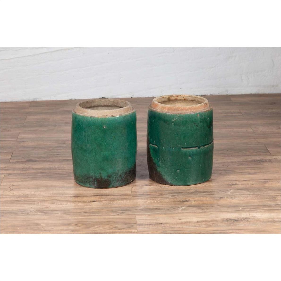 Pair of Antique Chinese Planters-10. Asian &amp; Chinese Furniture, Art, Antiques, Vintage Home Décor for sale at FEA Home