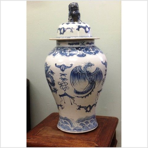 Pair of Chinese Porcelain Jars-YN2015-1. Asian & Chinese Furniture, Art, Antiques, Vintage Home Décor for sale at FEA Home