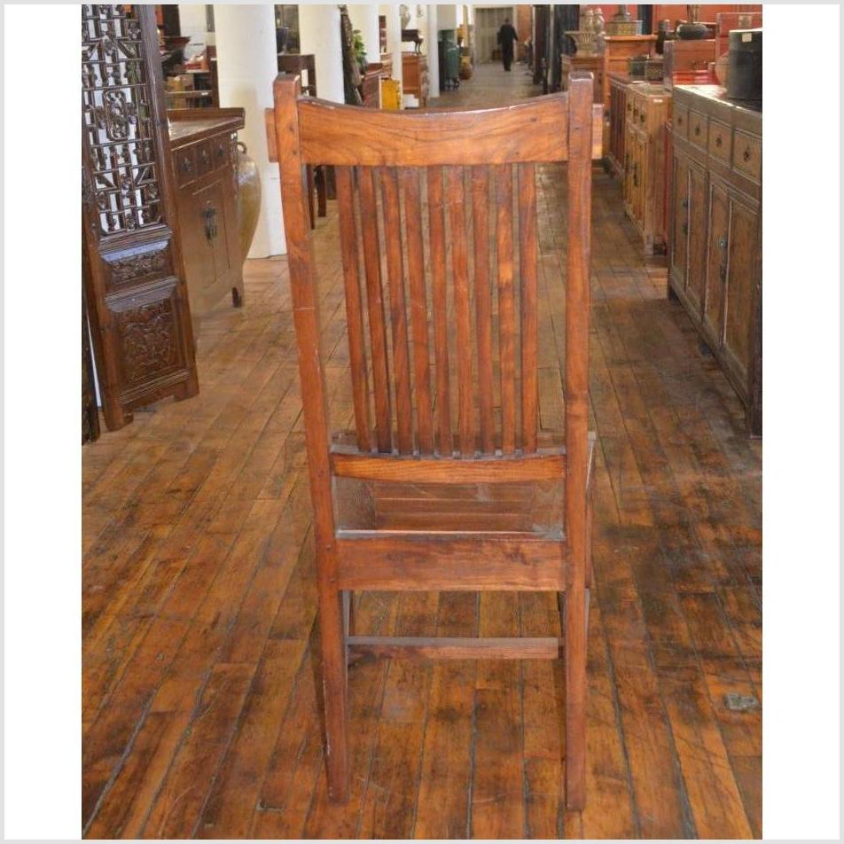 Pair of Teak Armless Chairs-2. Asian & Chinese Furniture, Art, Antiques, Vintage Home Décor for sale at FEA Home