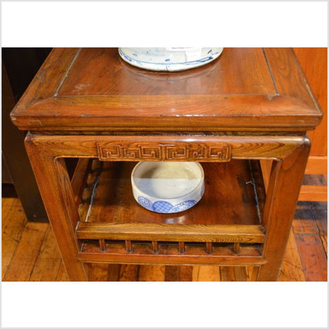 Pair of Tea/Pedestal Tables- Asian Antiques, Vintage Home Decor & Chinese Furniture - FEA Home