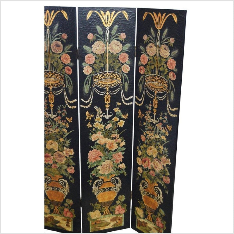 Four Panel Chinese Screen-YN2830-2. Asian & Chinese Furniture, Art, Antiques, Vintage Home Décor for sale at FEA Home