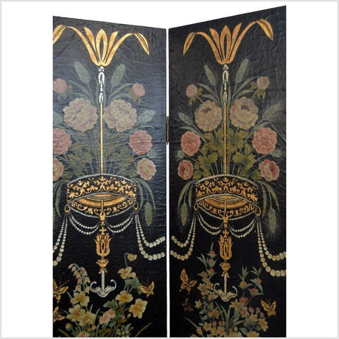 Four Panel Chinese Screen-YN2830-4. Asian & Chinese Furniture, Art, Antiques, Vintage Home Décor for sale at FEA Home