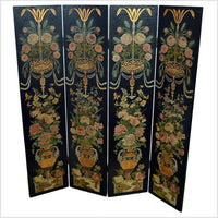Four Panel Chinese Screen- Asian Antiques, Vintage Home Decor & Chinese Furniture - FEA Home