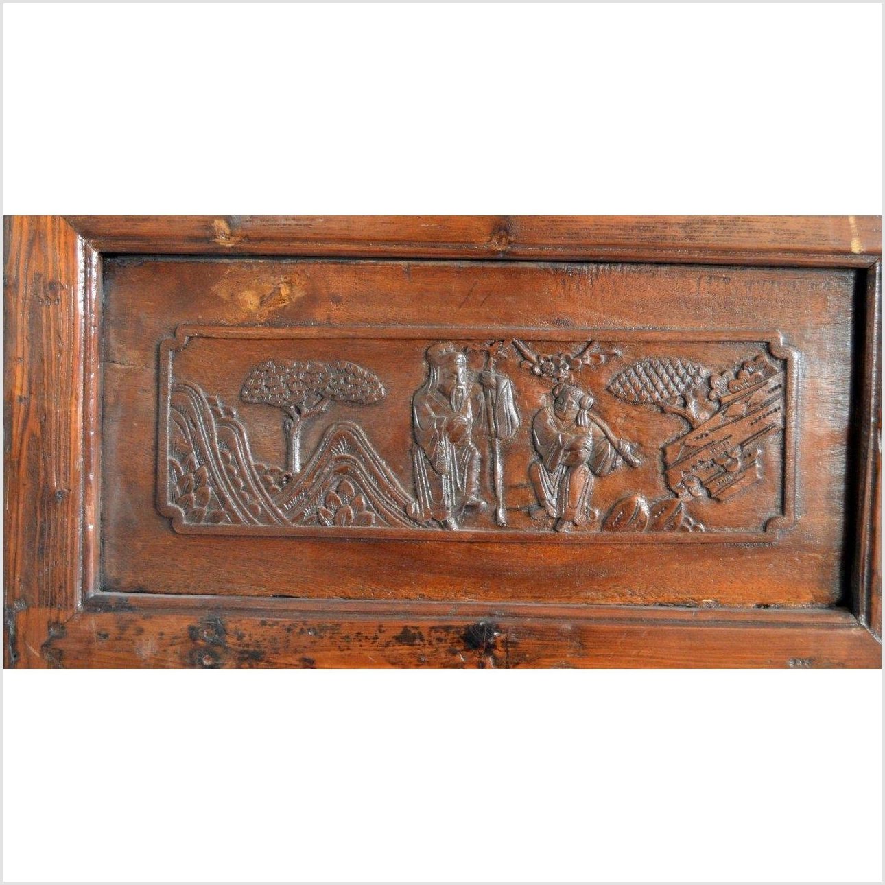 2-Panel Wooden Screen with Open Fretwork Design-7. Asian &amp; Chinese Furniture, Art, Antiques, Vintage Home Décor for sale at FEA Home
