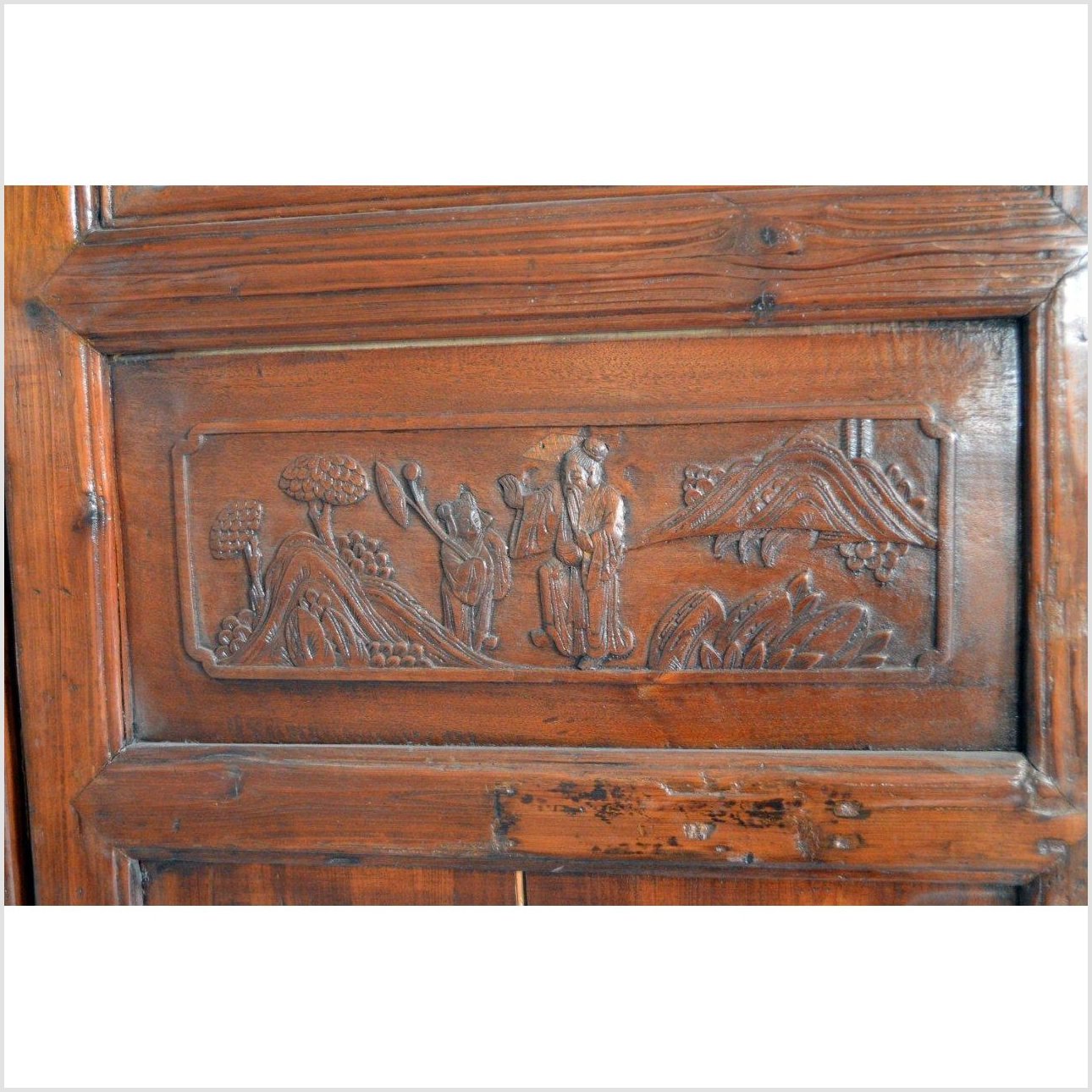 2-Panel Wooden Screen with Open Fretwork Design-8. Asian &amp; Chinese Furniture, Art, Antiques, Vintage Home Décor for sale at FEA Home