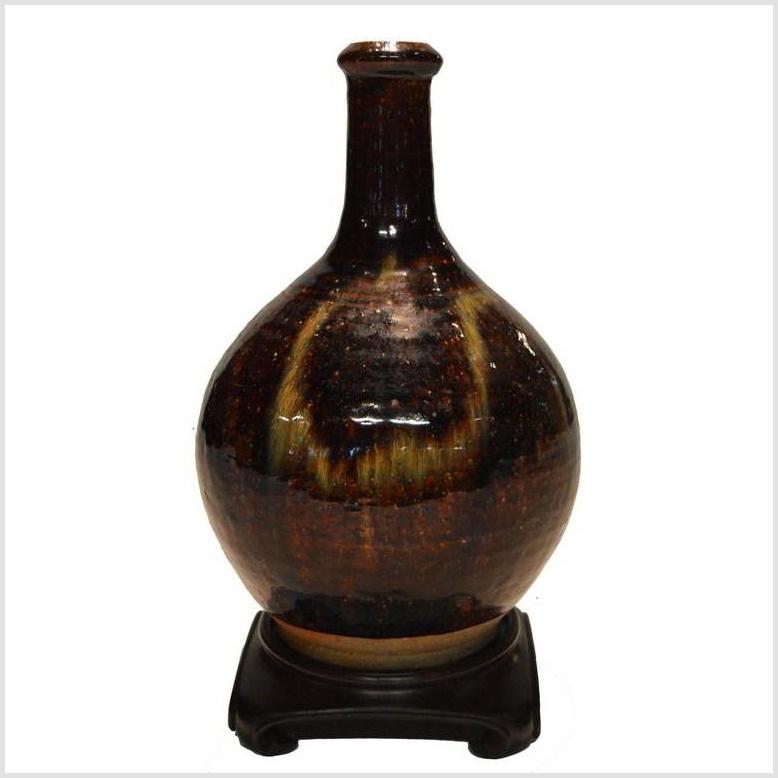 Prem Artisan Ceramic Jar-YN3589-5. Asian & Chinese Furniture, Art, Antiques, Vintage Home Décor for sale at FEA Home
